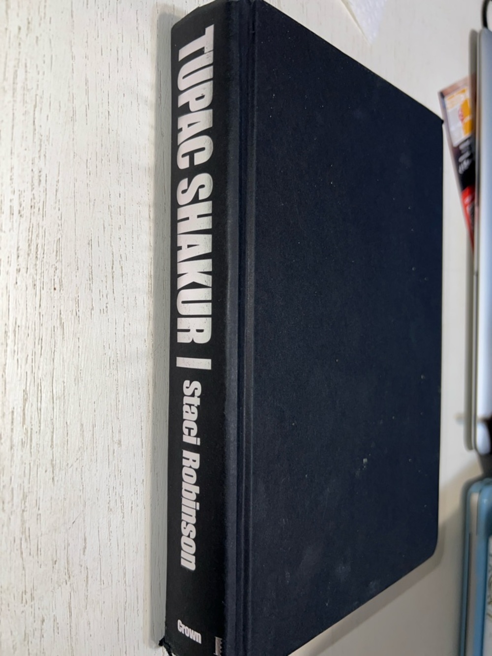 Tupac Shakur Hardcover Book - Black Cover